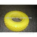 high quality yellow pu foam wheels 3.00-8